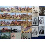 Postcards, a mixed subject selection of approx 72 cards incl. later military cards illustrated by