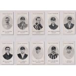 Cigarette cards, Taddy, County Cricketers, Middlesex, 15 cards, Mr E A Beldam, Mr G W Beldam, Mr B J