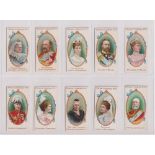 Cigarette cards, Gallaher, Royalty Series (set, 50 cards) (two with sl marks to backs, gen gd)