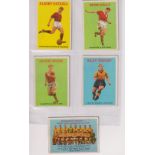 Trade cards, A&BC Gum, Footballers, (Football Quiz, 1-49) (set, 49 cards) (a few sl marks &