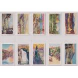 Cigarette cards, Pattreiouex, Railway Posters by Famous Artists (38/50 plus 6 duplicates) (few fair,