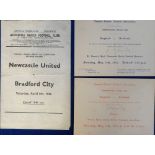 Football memorabilia, Newcastle United, two invitation tickets for the England v Scotland Schools