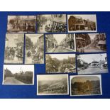 Postcards, a large collection of approx 330 cards, mostly of Norfolk, with RPs of Cruisers and