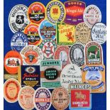Beer labels, a selection of 26 UK beer labels, various shapes and brewers, inc. Mauldon & Sons