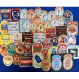 Beer labels, a selection of 45 UK labels including Walkers, Tollemache, Drybrough, Adnams,
