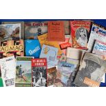 Ephemera, a large selection of vintage items to include 1930s Brighton Student Hospital Rag Mags,