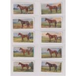 Cigarette cards, Faulkner's, Prominent Racehorses of the Present Day 1st & 2nd Series (two sets,