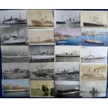 Postcards, a mixed age collection of approx 275 cards of liners, paddle steamers, sailing ships,