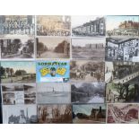 Postcards, a collection of approx 50 Lancashire cards with RP's of The Opening of Stanley Garden