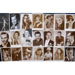Postcards, Cinema, a good selection of 67 cards, mainly Pre WW2 Era including Rudolf Valentino,
