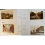 Postcards, a modern photo album containing approx 140 mixed cards, mostly printed inc. UK