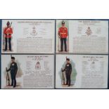 Postcards, Paul Brinklow, Gale & Polden Collection, a selection of 4 scarce History & Traditions,