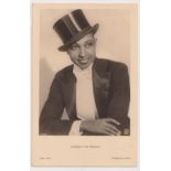 Postcard, Josephine Baker, RP in tux and topper, by Ross, (vg) (1)