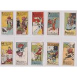 Trade cards, King's Specialities, two part sets, Alphabet Rhymes (12/25) & Proverbs (13/25) (some
