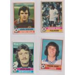 Trade cards, Topps, Footballers (Red back) 'X' size (set, 330 cards) (gen gd, checklist unmarked)