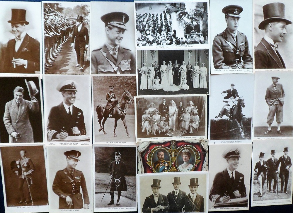 Postcards, English Royalty, 43 cards, Queen Victoria - George Vth, souvenir cards, Coronation ( - Image 2 of 2
