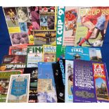 Football programmes, FA Cup Finals and Semi finals mostly 1960's onwards 70+, inc. FA Cup Finals