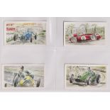 Trade cards, 4 sets, Castrol, Racing Cars, Merrysweets, World Racing Cars, Geoffrey Michael,