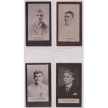 Cigarette cards, Smith's, Footballers (Brown back) 4 cards nos 4, 9, 14 & 33 (sl edge knocks gen