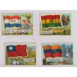 Trade cards, A&BC Gum, Flags of the World 'X' size (set, 80 cards) (vg)