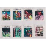 Trade cards, Trebor, Space Series (Wax issue) (38/48, missing nos 12, 26, 32, 40, 43, 44, 45, 46, 47