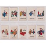 Trade cards, Shell, Bateman Series (set, 14 cards) (a few slight marks, gd)