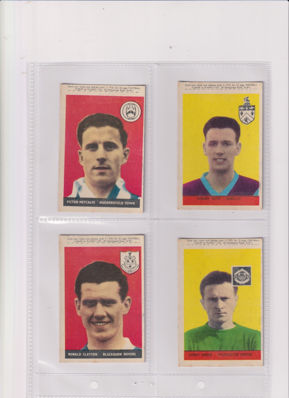 Trade cards, A&BC Gum, Footballers (With 'Planet Ltd', 47-92), 'X' size (set, 46 cards) includes - Image 15 of 24