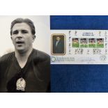 Football autograph, Ferenc Puskas, International Legends Collection, Tribute to World Cup Benham