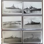 Postcards/photographs, Naval, a further collection of approx 360 cards mostly with Wright & Logan