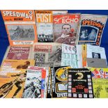 Speedway, selection of items inc. a bound volume of 'Speedway and Ice News' containing copies dating
