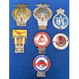 Car Badges, to comprise Caravan Club, Institute of Advanced Motorists (G. Hall 1964), Y.B.M.C.