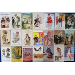 Postcards, Comic, a collection of approx 200 cards of various ages, mostly Seaside and corny humour,