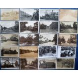 Postcards, Berks, a fine collection of 30 cards of Sandhurst village Berks, on the Borders of