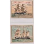 Trade cards, Huntley & Palmer Warships of Nations, (set 12 cards). (gen gd)