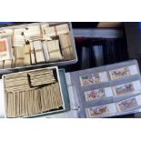 Cigarette & trade cards, vast accumulation of cards in modern albums, vintage albums and loose, many