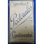 Cigarette packet, Chile, Chilena 'Cigarrillos Pectorales', pack of 10, live, unopened and sealed