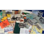 Ephemera, Transport, a qty. of items to include 1899 Bacon's County Map & Guide, Surrey, ABC Guide