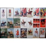 Postcards, Paul Brinklow, Gale & Polden Collection, a mixed Gale and Polden selection of approx