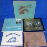 Cigarette cards, Germany, 5 sets all in special albums, Muratti, Highlights of German Sport, 216