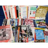 Football programmes, a collection of approx. 250 friendlies, testimonials & minor cup matches,