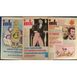 Cult Newspapers, Ink The Other Newspaper, 6 issues nos 2, 4, 10, 13, 14 & 20, all from 1971 (