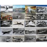 Postcards, a good mainly modern selection of approx 113 aviation cards with 24 RPs of aircraft