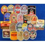 Beer labels, a mixed selection of 21 UK beer labels incl. Heavitree, Richard Clarke & Co,