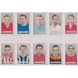 Cigarette cards, Gallaher, 2 sets, Famous Footballers (Brown back) & Footballers in Action, (some