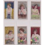 Cigarette cards, Salmon & Gluckstein, Pretty Girls Series, RASH, (set, 6 cards) (gen gd)