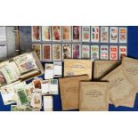 Cigarette & trade cards, an album containing 7 sets, Player's, Countries Arms & Flags, (thin