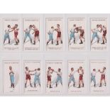 Cigarette cards, two sets, Davies, Boxing & Franklyn Davey, Boxing (25 cards in each set) (mostly