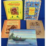 Cigarette & trade cards, 5 Foreign albums, Austria, Ebhart & Herout, Karl May's Adventure Albums,