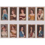 Cigarette cards, Lea, Miniatures, (gold border) (set, 50 cards) & Miniatures (51-100) (set, 50