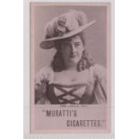 Cigarette card, Muratti, Actresses, Collotype, 'P' size, type card, Miss Lucille Hill (vg) (1)